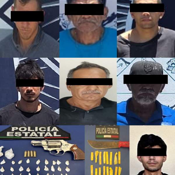 Detiene Policía Estatal a personas en posesión de arma y narcótico en Cajeme